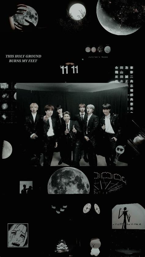 Bts Aesthetic Dark Black Wallpapers Wallpaper Cave