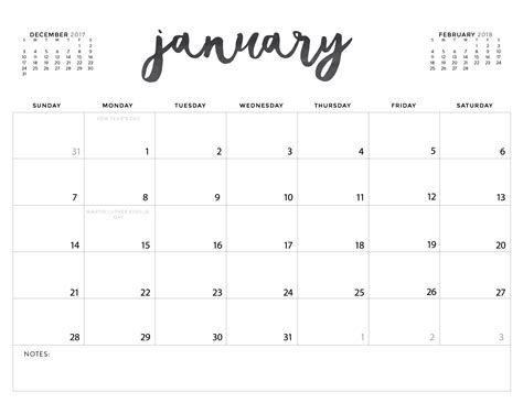 5 Best Images Of Printable Full Page Blank Calendar Template Free