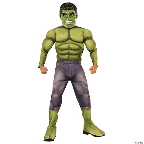 Boys Deluxe Muscle Chest Hulk Costume Oriental Trading