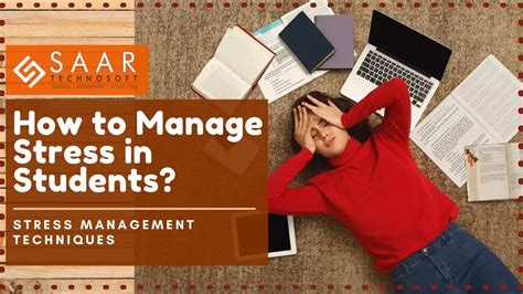 How To Manage Stress As A Student Stress Management Techniques Youtube