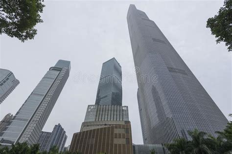 Modern Skyscrapers In Guangzhou China Stock Image Image Of Modern