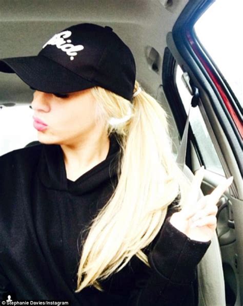 Stephanie Davis Peroxide Blonde Hair Stuns Fans On Instagram Daily