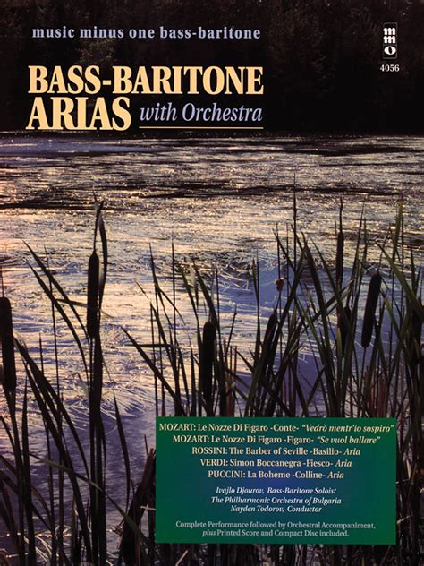 Bass Baritone Arias With Orchestra Volume 1 Music Minus One Bass