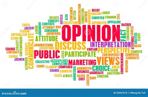 Opinion Stock Illustration Illustration Of Opinion Online 20447674