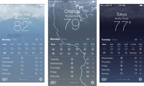 Inside Ios 7 Apples Weather App Gets Animated