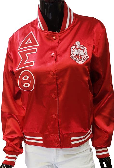 Buffalo Dallas Delta Sigma Theta Satin Jacket Red Xl Product