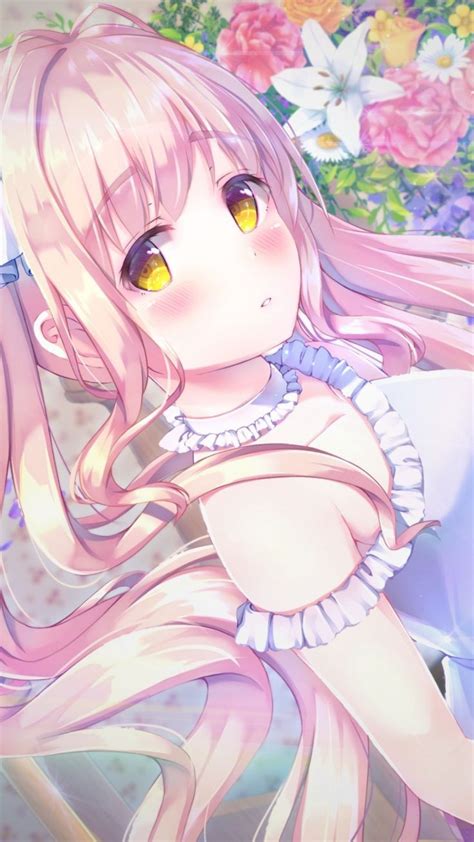 Pink Kawaii Anime Desktop Background Download 2560x1440