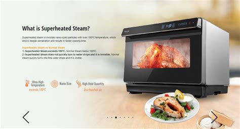 With the panasonic superheated steam convection cubie oven. PANASONIC STEAM CONVECTION CUBIE OVEN 30L -(BLACK ...
