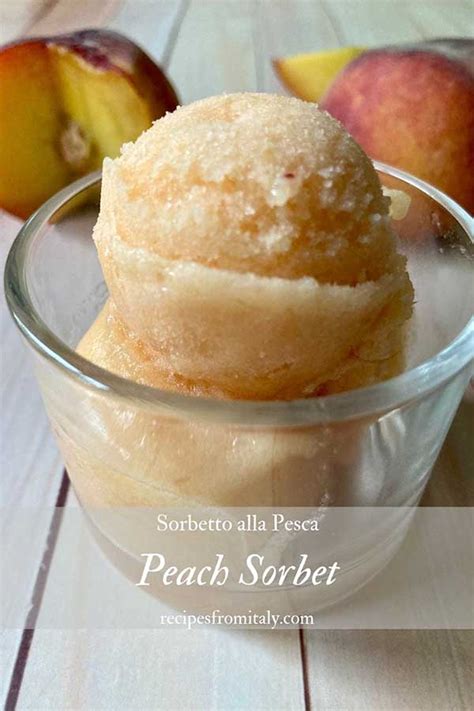 Best Peach Sorbet Recipe With Or Without Ice Cream Maker