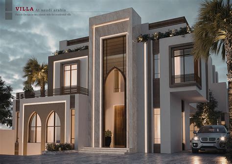 Neo Islamic Villa Facade On Behance
