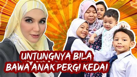 Malaysian social media celebrity who. Untungnya Bila Pergi Kedai Bawa Anak Ramai - Nur Shahida ...