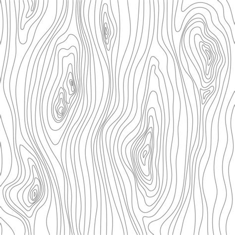 Wooden Texture Wood Grain Pattern Fibers Structure Background Vector Illustration Stock
