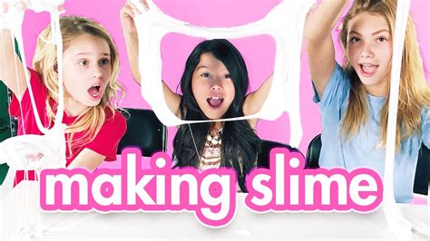 making the best slime ever with musical ly stars ruby rose turner and nadia turner txunamy