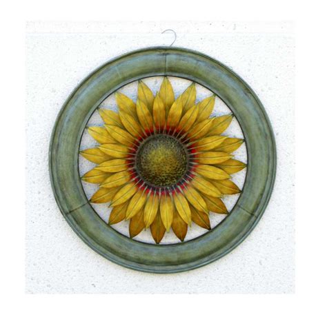 Round Metal Sunflower Nicoles Ts Verona