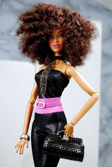 beautiful hair beautiful barbie dolls pretty black dolls natural hair doll