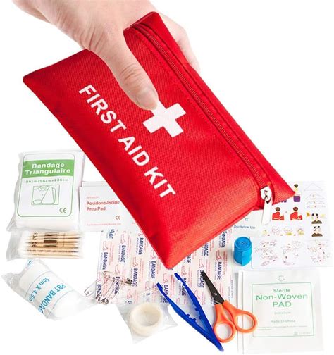 Rmeet Mini First Aid Kitsmall Emergency Survival Kit 78 Pack Medical