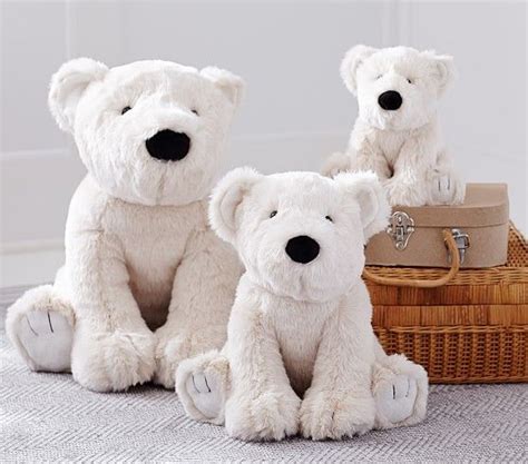 Polar Bear Faux Fur Plush Collection Pottery Barn Kids Arctic Nursery