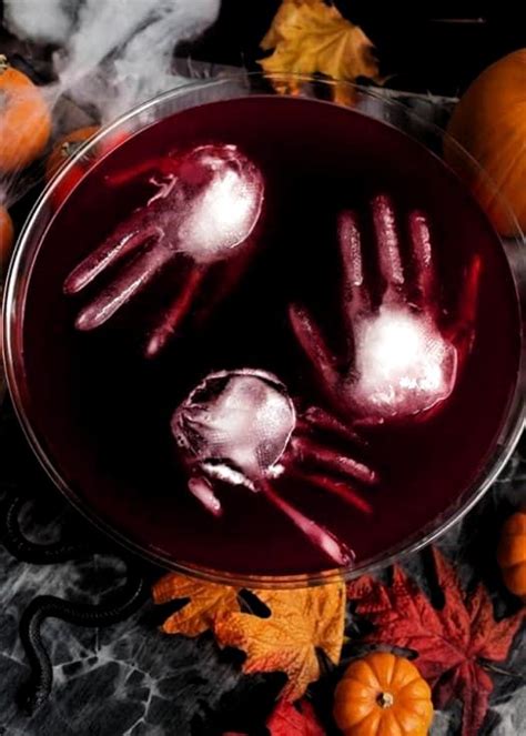 Frozen Hand Ice Cube For Halloween Party Punch Youll Want To Keep Your