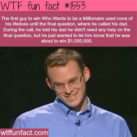 The First Man To Win Who Wants To Be A Millionaire