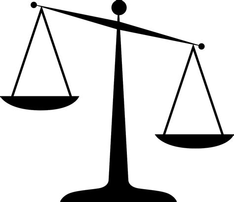 Justice Silhouette Scales · Free vector graphic on Pixabay