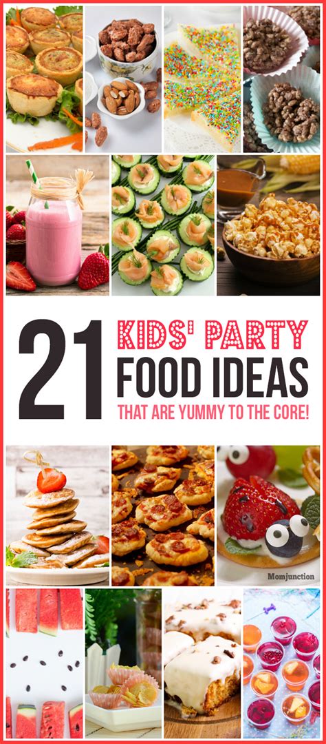 Learn about vegetables, fruit, cooking, nutrition and all kinds of interesting food topics. 21 Kids' Party Foods That Are Easy To Make