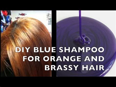 Brand name purple shampoo vs. DIY How to Make Blue/Purple Shampoo for BRASSY ORANGE HAIR ...