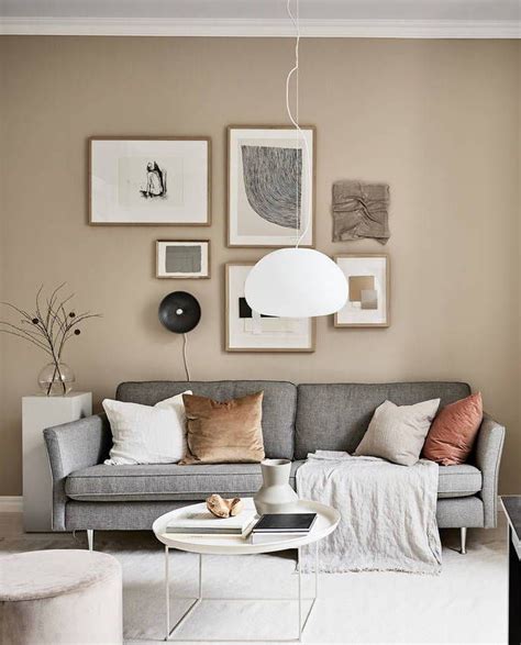 Small Studio With Beige Walls Via Coco Lapine Design Blog Beige And