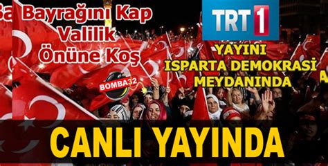 Trt 1 canlı izle, türkiye radyo televizyon kurumu adıyla 1964 yılında kurulmuştur. TRT CANLI YAYIN ISPARTA DEMOKRASİ MEYDANINDA