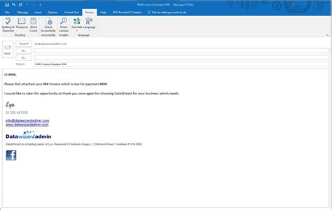 Free Outlook Email Templates