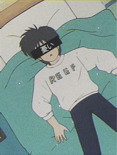 Tired Anime Pfp Sad Aesthetic Anime Boy Carisca Wallpaper