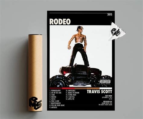 Travis Scott Poster Rodeo Poster Travis Scott Rodeo Tracklist
