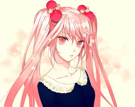 Close Gearous Hatsune Miku Long Hair Pink Eyes Pink Hair