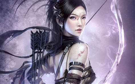 Girl With Bow And Arrow Wallpaper Girls Wallpaper Better
