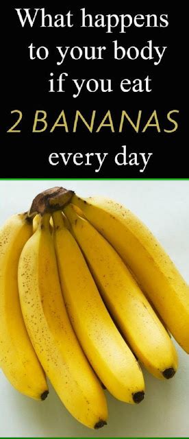 In The Event That You Eat 2 Bananas Per Day For A Month This Is What Happens To Your Body