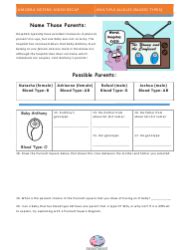 Worksheets, practice sheets & homework sheets. Multiple Alleles (Abo Blood Types) and Punnett Squares Worksheet Download Printable PDF ...