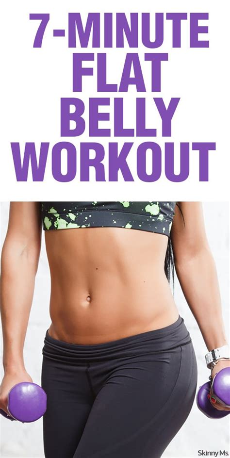 7 Minute Flat Belly Workout Quick Ab Workout Flat Belly Workout