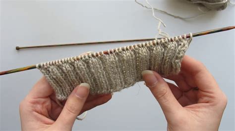 How To Knit The Alternating Cable Cast On For 2x2 Ribbing Youtube