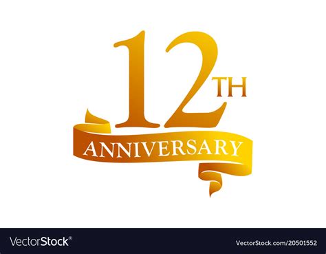 Th Anniversary Celebration Logo Royalty Free Vector Image Images And Photos Finder
