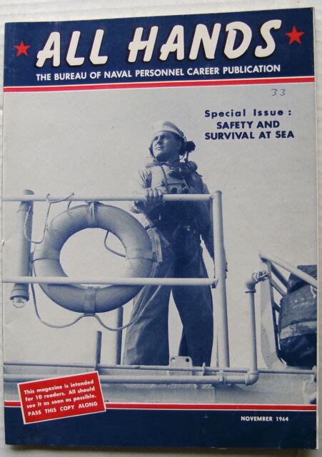 All Hands Navy Magazine November 1964 Bureau Naval Personnel