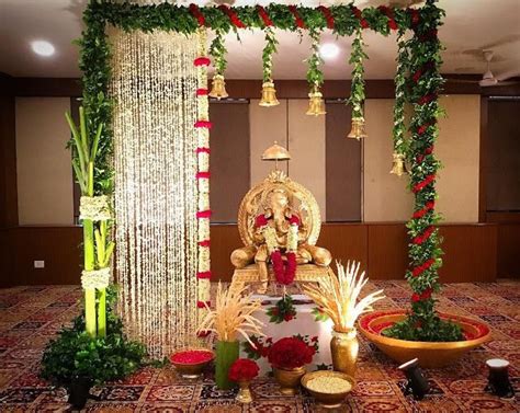 27 Best Trending Ganesh Chaturthi Decoration Ideas For Home 2019