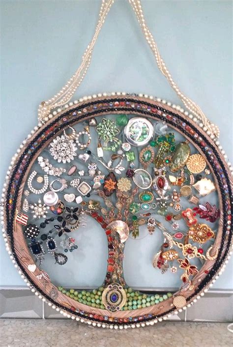 Dishfunctional Designs Vintage Costume Jewelry Tree Of Life Creative