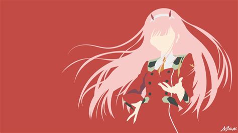 Zero Two (Darling in the FranXX) Minimalist by Max028 | Anime backgrounds wallpapers, Darling in ...