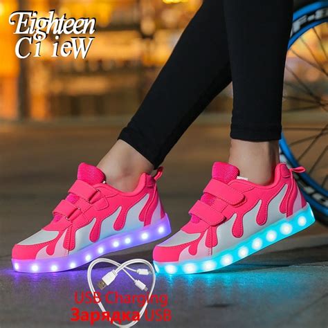 Luminous Sneakers Tenis Led Shoes Glowing Sneakers For Boys And Girls