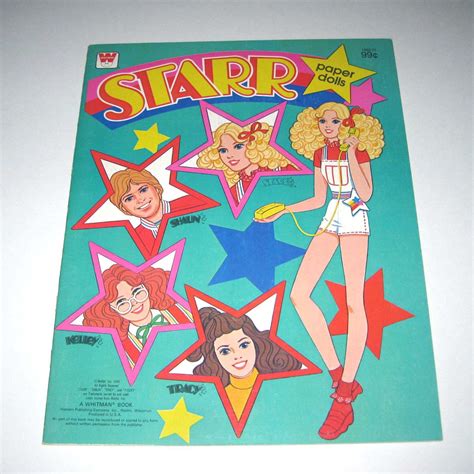 Vintage 1980s Starr And Her Friends Paper Doll Book For Etsy Paper