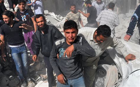 Syrian Militarys Bombing Attack Kills Dozens The New York Times