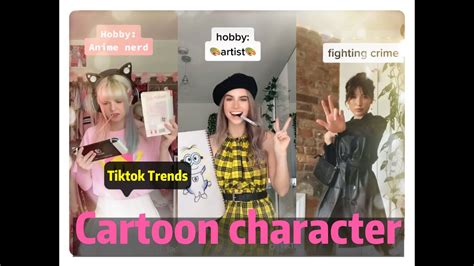 Cartoon Character Challenges😈 Tiktok Compilation Tiktok Trends