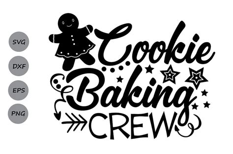 ✓ free for commercial use ✓ high quality images. cookie baking crew svg, christmas svg, gingerbread svg ...