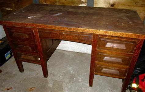 Solid Wood Antique Desk West Shore Langfordcolwoodmetchosin