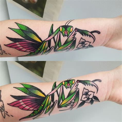 Traditional Praying Mantis Tattoo Nativeamericanartdrawingssimple