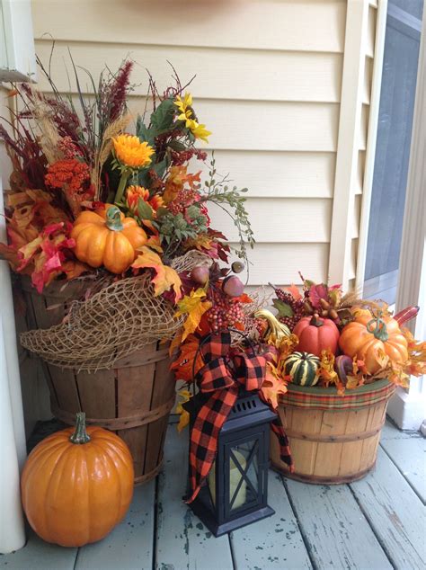 Baskets Full Of Fall Autumnoutdoordecor Осенние